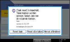 Illustratie scherm bedieningspaneel