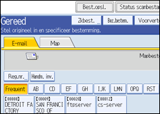 Schermafbeelding Bedieningspaneel