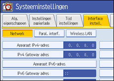 Schermafbeelding Bedieningspaneel