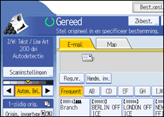 Schermafbeelding Bedieningspaneel