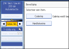 Schermafbeelding Bedieningspaneel