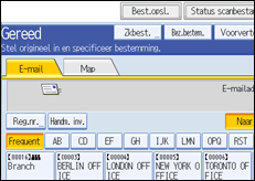 Schermafbeelding Bedieningspaneel