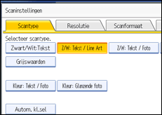 Schermafbeelding Bedieningspaneel
