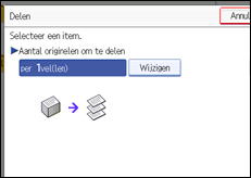 Schermafbeelding Bedieningspaneel