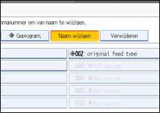 Schermafbeelding Bedieningspaneel