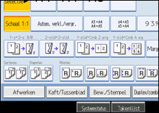 Schermafbeelding Bedieningspaneel