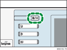 Kullanıcı Araçları/Sayaç tuşu gösterimi
