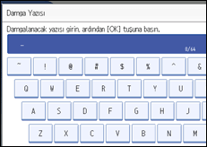 İşlem paneli ekranının gösterimi