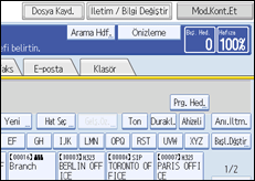 İşlem paneli ekran çizimi