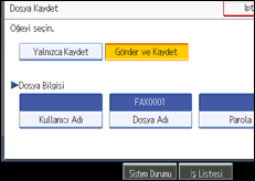 İşlem paneli ekran çizimi