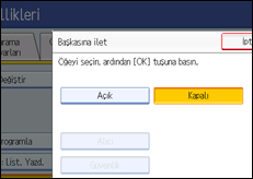 İşlem paneli ekran çizimi