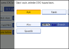 İşlem paneli ekran çizimi