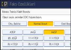 İşlem paneli ekran çizimi
