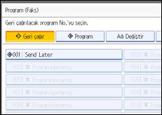İşlem paneli ekran çizimi