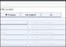 İşlem paneli ekran çizimi