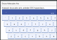 İşlem paneli ekran çizimi