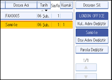 İşlem paneli ekran çizimi