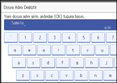 İşlem paneli ekran çizimi