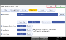 İşlem paneli ekran çizimi