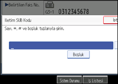 İşlem paneli ekran çizimi
