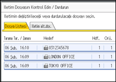 İşlem paneli ekran çizimi