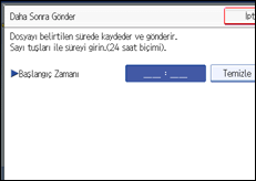İşlem paneli ekran çizimi