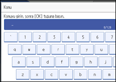 İşlem paneli ekran çizimi