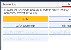 İşlem paneli ekran çizimi