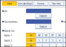 İşlem paneli ekran çizimi