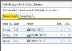 İşlem paneli ekran çizimi