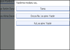 İşlem paneli ekran çizimi