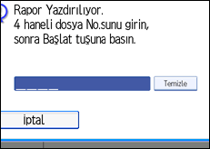 İşlem paneli ekran çizimi