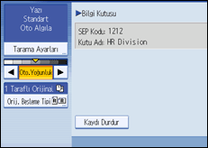 İşlem paneli ekran çizimi