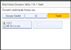 İşlem paneli ekran çizimi