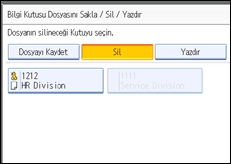 İşlem paneli ekran çizimi
