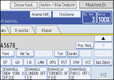 İşlem paneli ekran çizimi