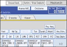 İşlem paneli ekran çizimi