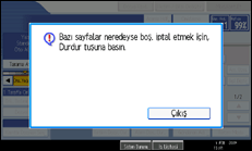 İşlem paneli ekran çizimi