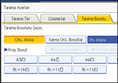 İşlem paneli ekran çizimi