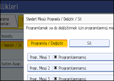 İşlem paneli ekran çizimi