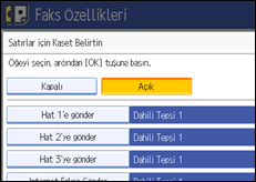 İşlem paneli ekran çizimi
