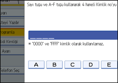 İşlem paneli ekran çizimi