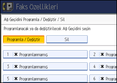 İşlem paneli ekran çizimi
