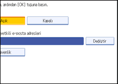 İşlem paneli ekran çizimi