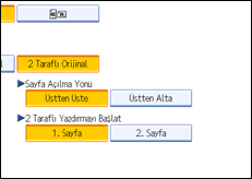 İşlem paneli ekran çizimi