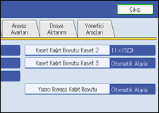 İşlem paneli ekran resmi