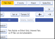 İşlem paneli ekran çizimi