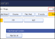 İşlem paneli ekran çizimi