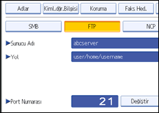 İşlem paneli ekran çizimi