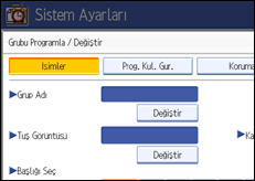 İşlem paneli ekran çizimi